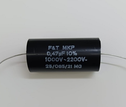 0,47UF 2200V AXIEL POLYESTER KONDANSATÖR (24,5X51) F&T 470NF