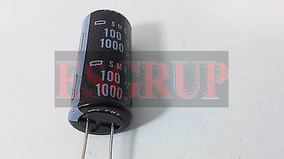 1000UF 100V (20X38) KONDANSATÖR  NIPPON 85 DERECE