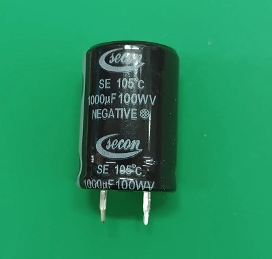 1000UF 100V (22.5X32) KONDANSATÖR 105 DERECE SECON