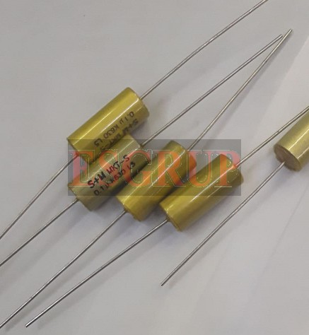 B32537-B8104-K  POLYESTER AXIAL  0,1UF 10% 630V  S+M  EPCOS