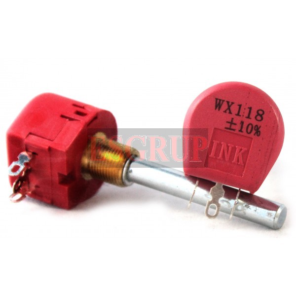 10K-TEK TURLU TELLİ  POTANSİYOMETRE 1Watt