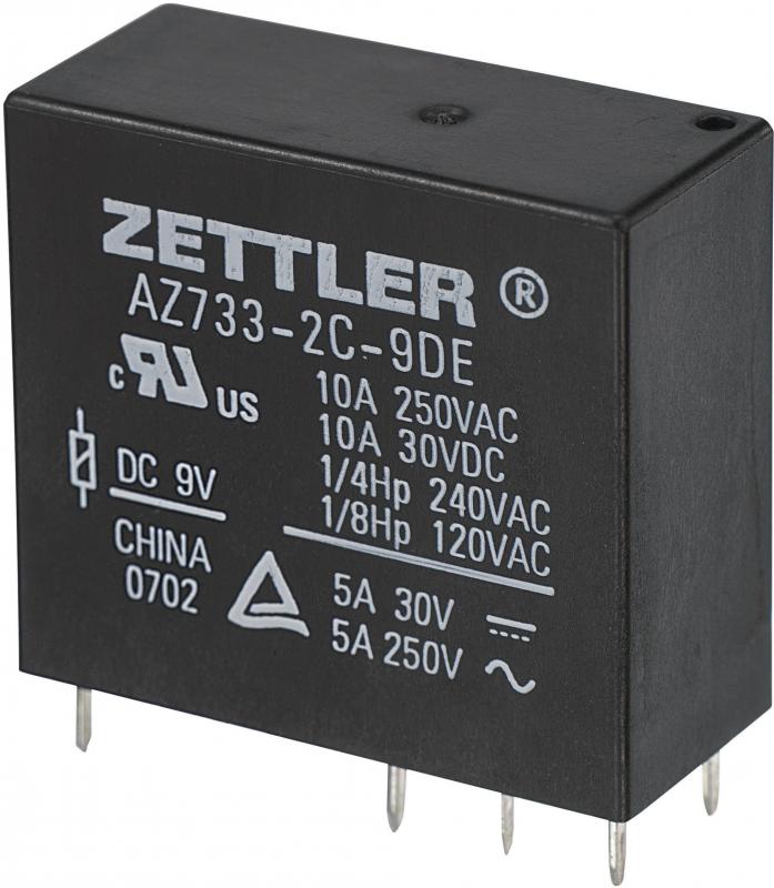 AZ733-2C-110D RÖLE 110VDC 2 KONTAK 10A 250V ZETTLER