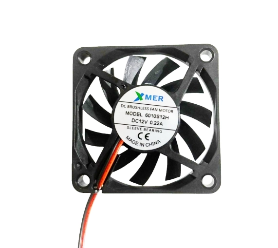 6010S12H 60X60X10 12V 0,22A FAN 2PİN XMER