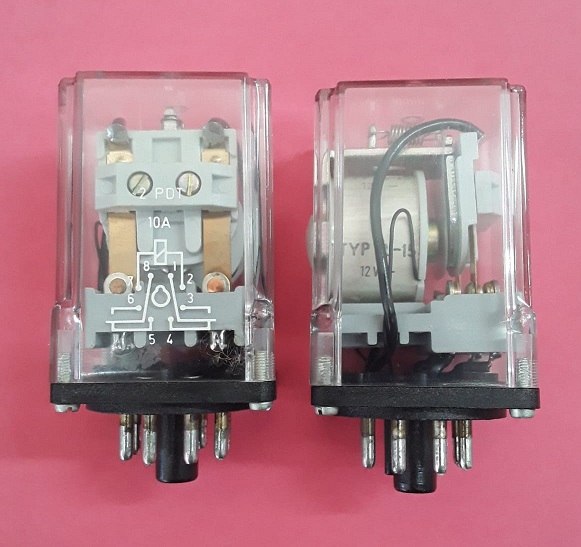 R15-1510-1221-1012 RÖLE 12VDC 10A 2 KONTAK  RELPOL