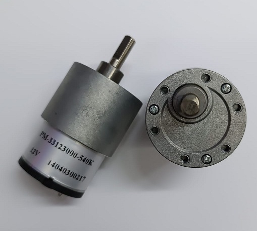 12V 5RPM Çap 37mm Redüktörlü Motor 