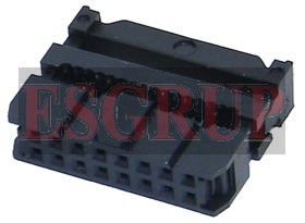 16PIN IDC DİŞİ KONNEKTÖR 