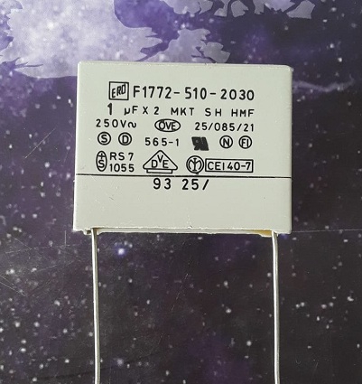 1UF 250VAC X2 MKT RM27,5 KONDANSATÖR ERO