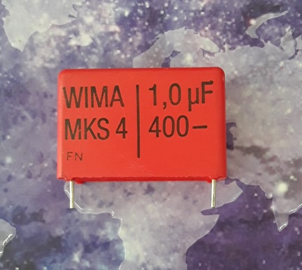 1UF 400V MKS4 RM27,5  KONDANSATÖR  WIMA