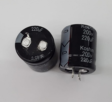220UF 200V (22X25) SNAP KONDANSATÖR KOSHİM