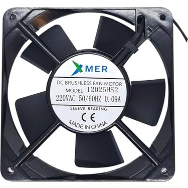  220V AC FAN 120x120x25mm 50-60Hz 0.09A 20W 12025HS2 MER