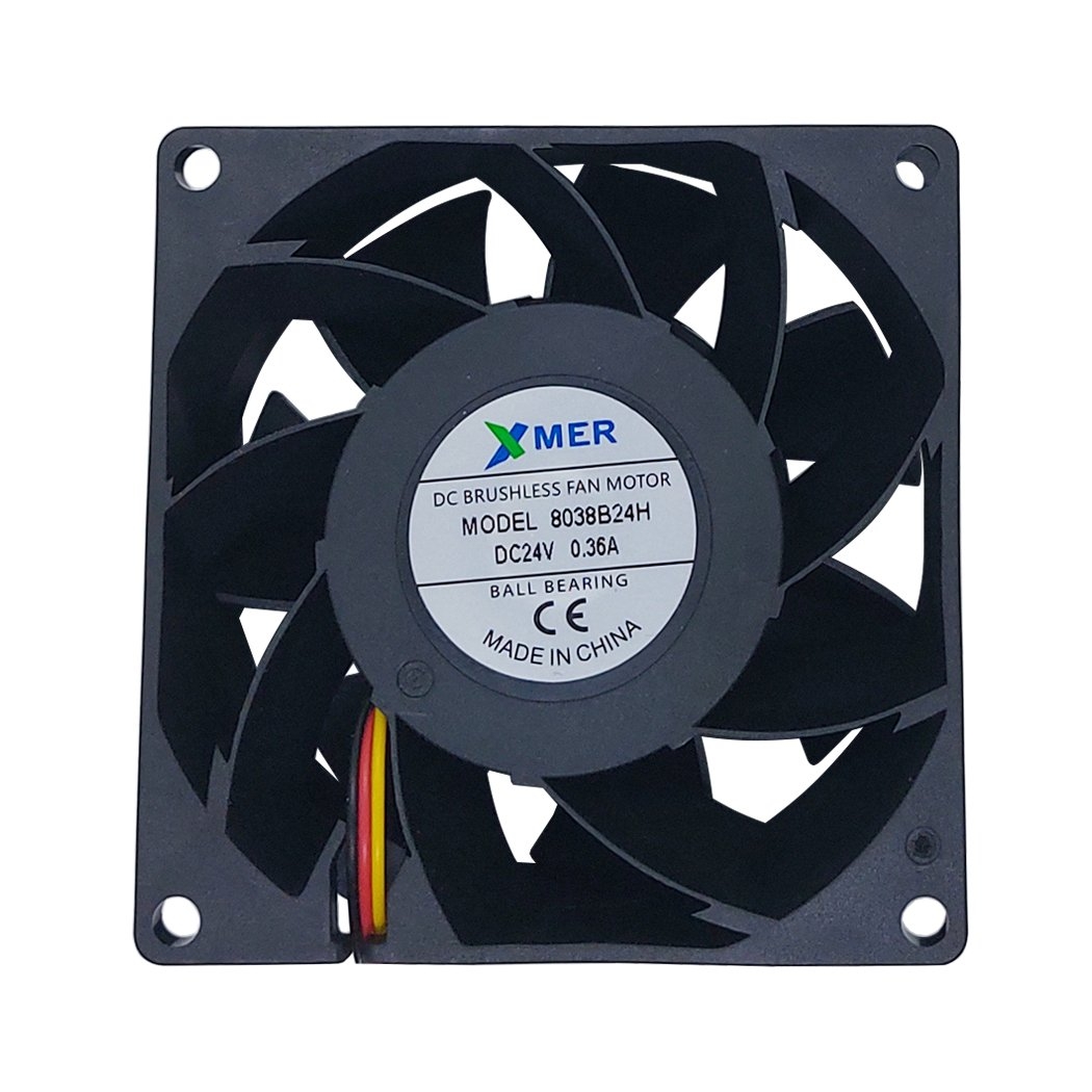 24V 036A FAN 80X80X38 3UÇLU 8038B24H MER