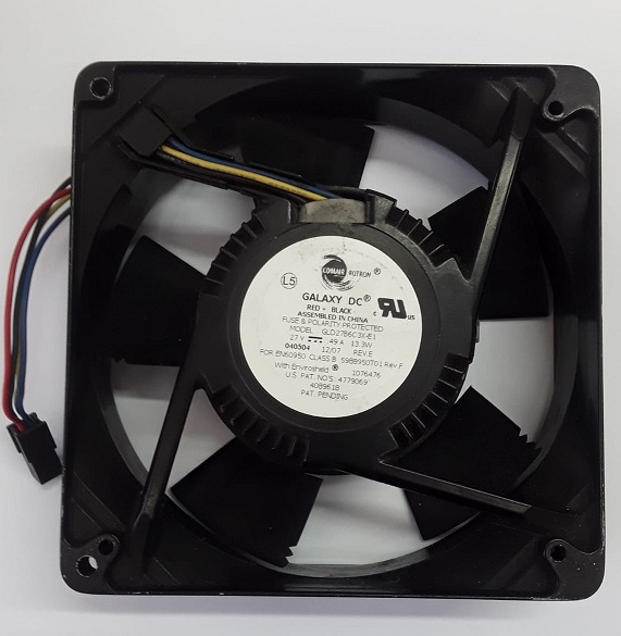 GLD27B6C3X-E1  FAN 27VDC 0,49A 13,3W  127X127X38MM COMAIR ROTRON 4 UÇLU