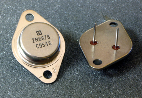2N6678 NPN POWER TRANSISTORS TO3 HERRIS