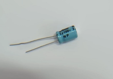 2UF 100V NP KONDANSATÖR (8X12) BİBOLAR