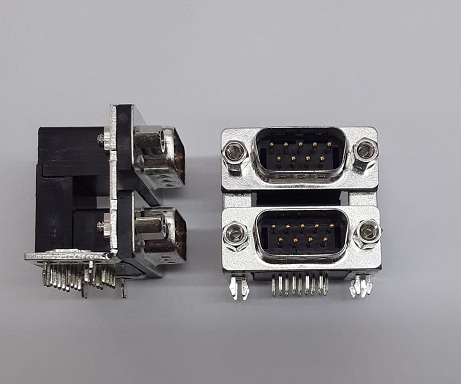 K42-E9P/P-C4NJ  D-Sub Dualport Connectors 9P Stacked Plug/Plug  KYCOM