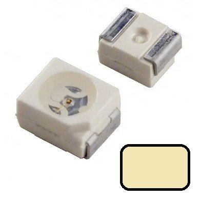 HSMA-A161-Q7WJ2 SMD TOPLED 592nm Amber 120° PLCC-2 20mA  AVAGO