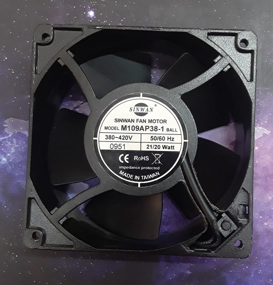M109A38-1 FAN 380-420VAC 20/21W METAL KANAT RULMANLI SINWAN