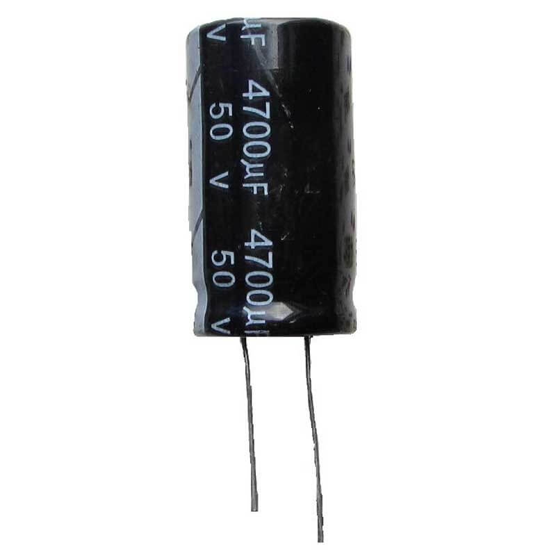 4700UF 50V 22X36 KONDANSATÖR 105 DERECE SECON