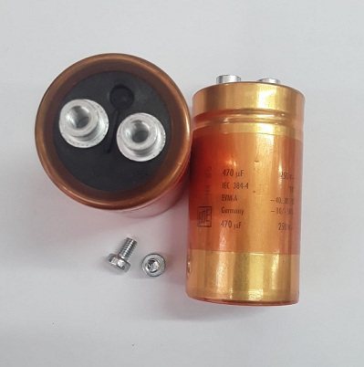 470UF 250V KONDANSATÖR BLOK 35X63 VİDALI REO