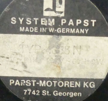 TYP 4855 N FAN 120X120X38 220V PAPST