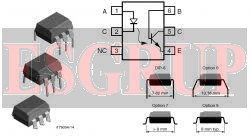4N26  Optoisolator Transistor with Base Output 1500Vrms 1 Channel 6-DIP.