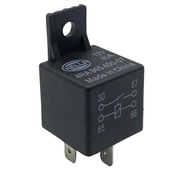 4RA965400-07 12V 40A 4 PİNLİ  (DİRENÇLİ) (TERS TİP) (30-85-86-87) HELLA