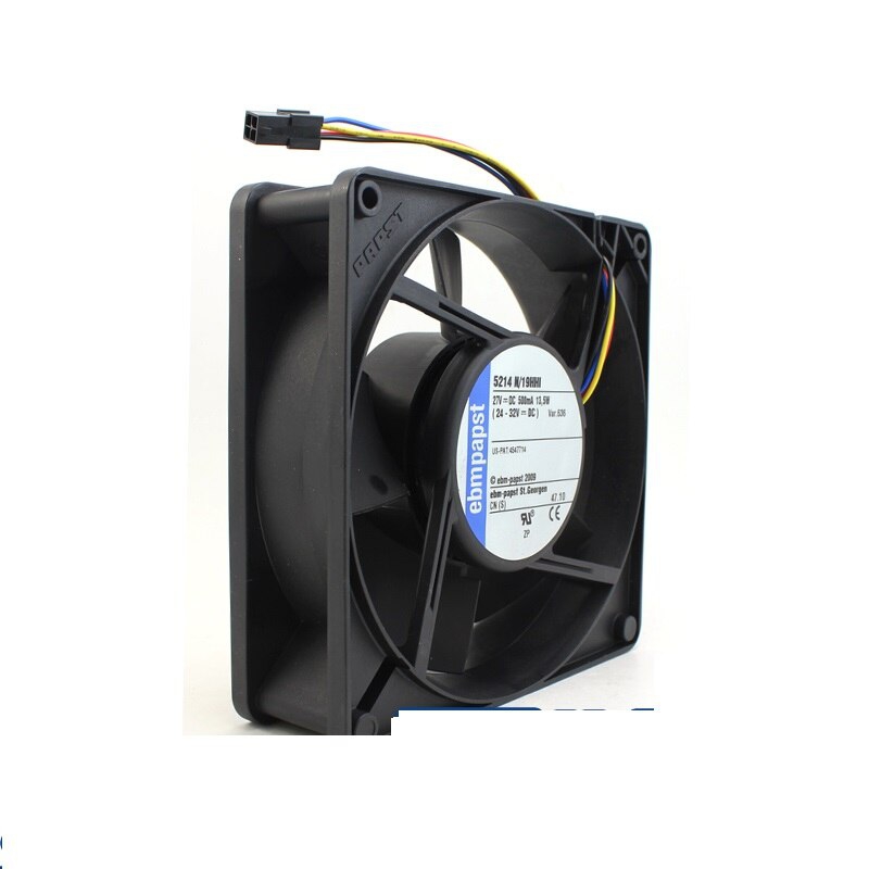 5214N/19Hhı 27V 13.5W İnverter Soğutma Fanı 127X127X38Mm EBMPAPST 4UÇLU