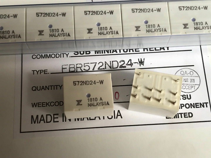 572ND24-W Automotive Relay 40A 24V 10PİN FUJİTSI