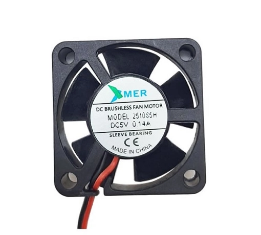 2510S5H 25X25X10 5V 0,14A FAN 2PİN XMER