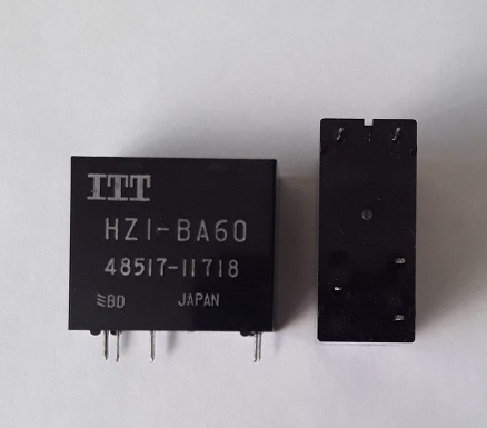 HZI-BA60  RÖLE DC60V 10A TEK KONTAK ITT