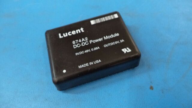 674A2 DC-DC Power Module in DC 48v 0.26a out DC 5V 2A AT&T