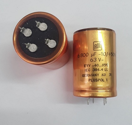6800UF 63V KONDANSATÖR 35X52  4PİNLI ROE