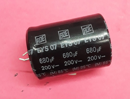 680UF 200V  KONDANSATÖR  SNAP 30X40 ROE