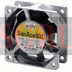 109L0624F401 DC Fan DC Fan 60X60x25mm, 24VDC Sanyo Denki