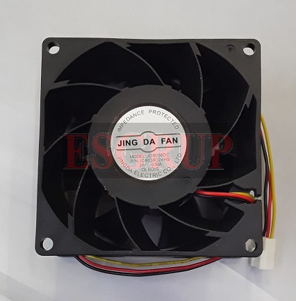 JD8038D24HS  80X80X38MM  24VDC 0,50A  FAN  JING DA FAN