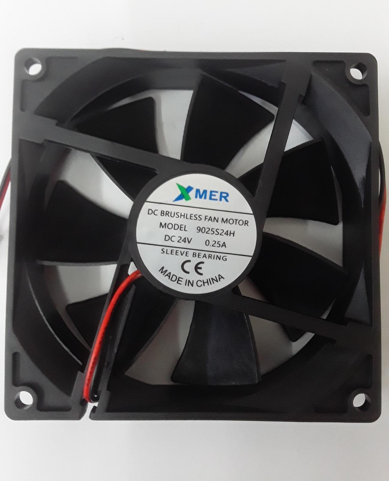 9025S24H 90X90X25 DC 24V 0,25A 2P FAN XMER