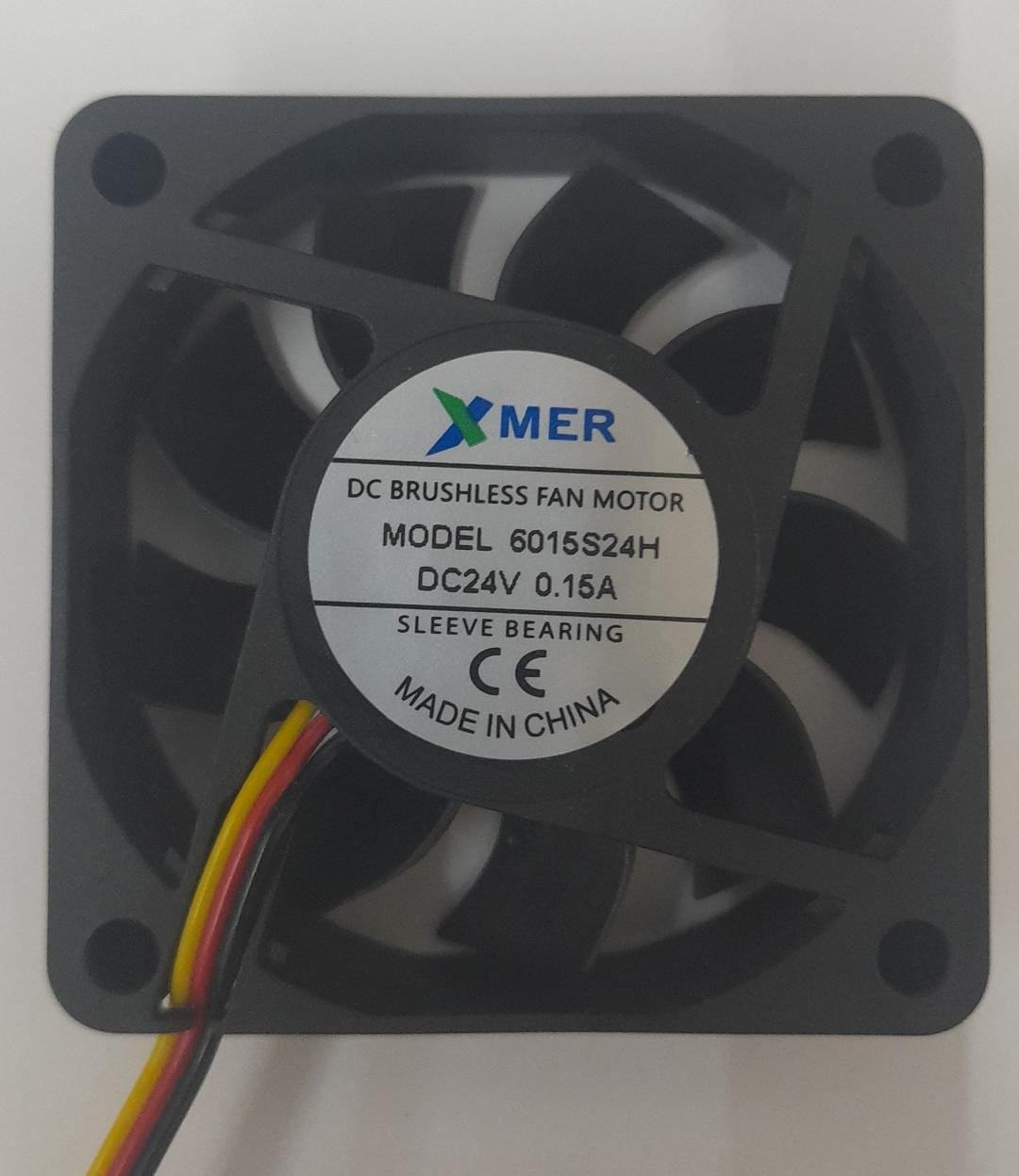 6015S24H 60X60X15 DC 24V 0,15A 3P FAN XMER
