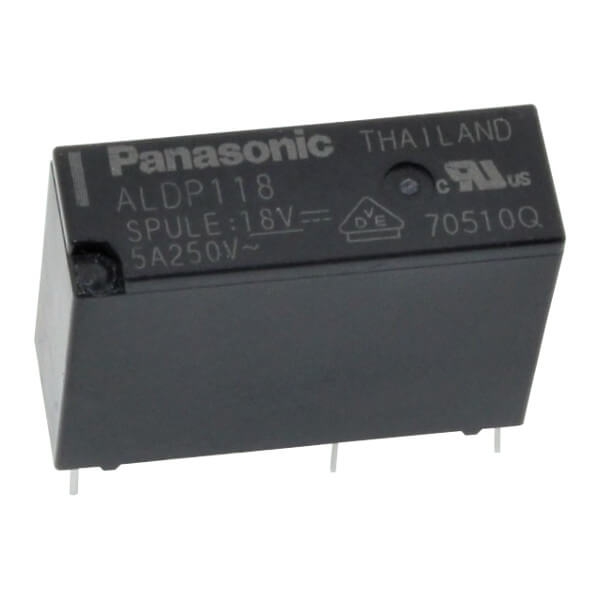 ALDP118   RÖLE 18VDC  5A 250VAC PANASONIC