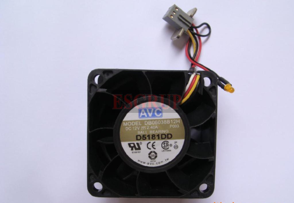DB06038B12H-FAF  12VDC  1,92A  3 UÇLU 60X60X38 FAN AVC