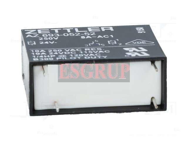 AZ692-80-109  RÖLE 12VDC 8A ZETTLER