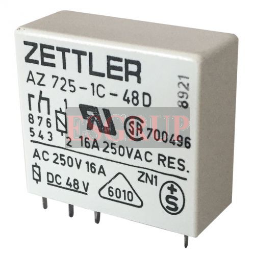 AZ725-1CE-6D RÖLE 6VDC 16A ZETTLER 