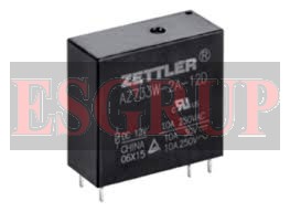 AZ733W-2A-24DEN  RÖLE 24VDC 10A 2 KONTAK  ZETTLER