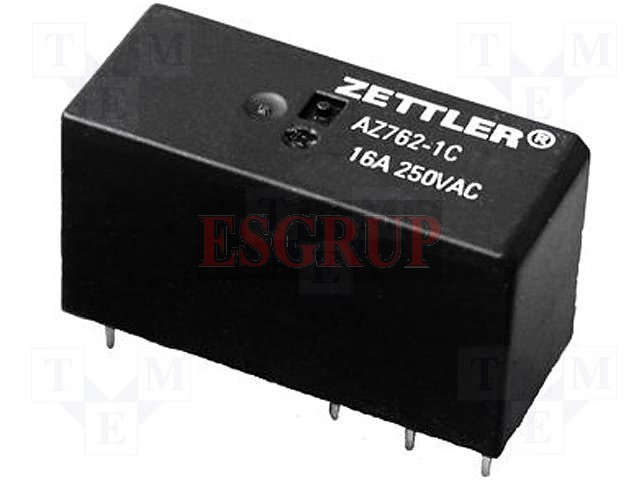AZ762-1CE-24D RÖLE 24VDC 16A 1 KONTAK ZETTLER