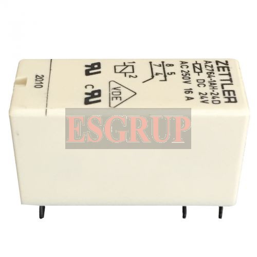 AZ764-1AE-24DSF  RÖLE 24VDC 16A 1 KONTAK ZETTLER