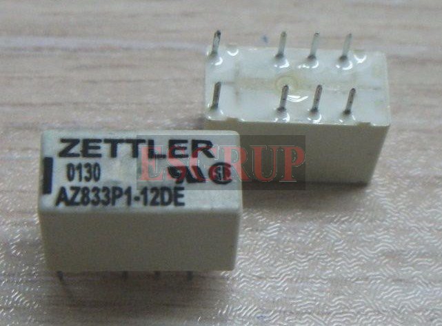 AZ833P1-12DE  RÖLE 12VDC ZETTLER