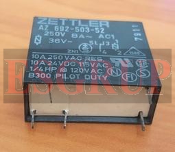 AZ692-052-54 RÖLE DV24V 8A 4PİN 1 KONTAK ZETTLER