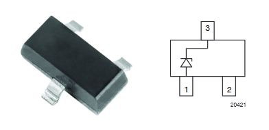 BZX84C3V3NEO  SMD ZENER 3V3  SOT23  ITT