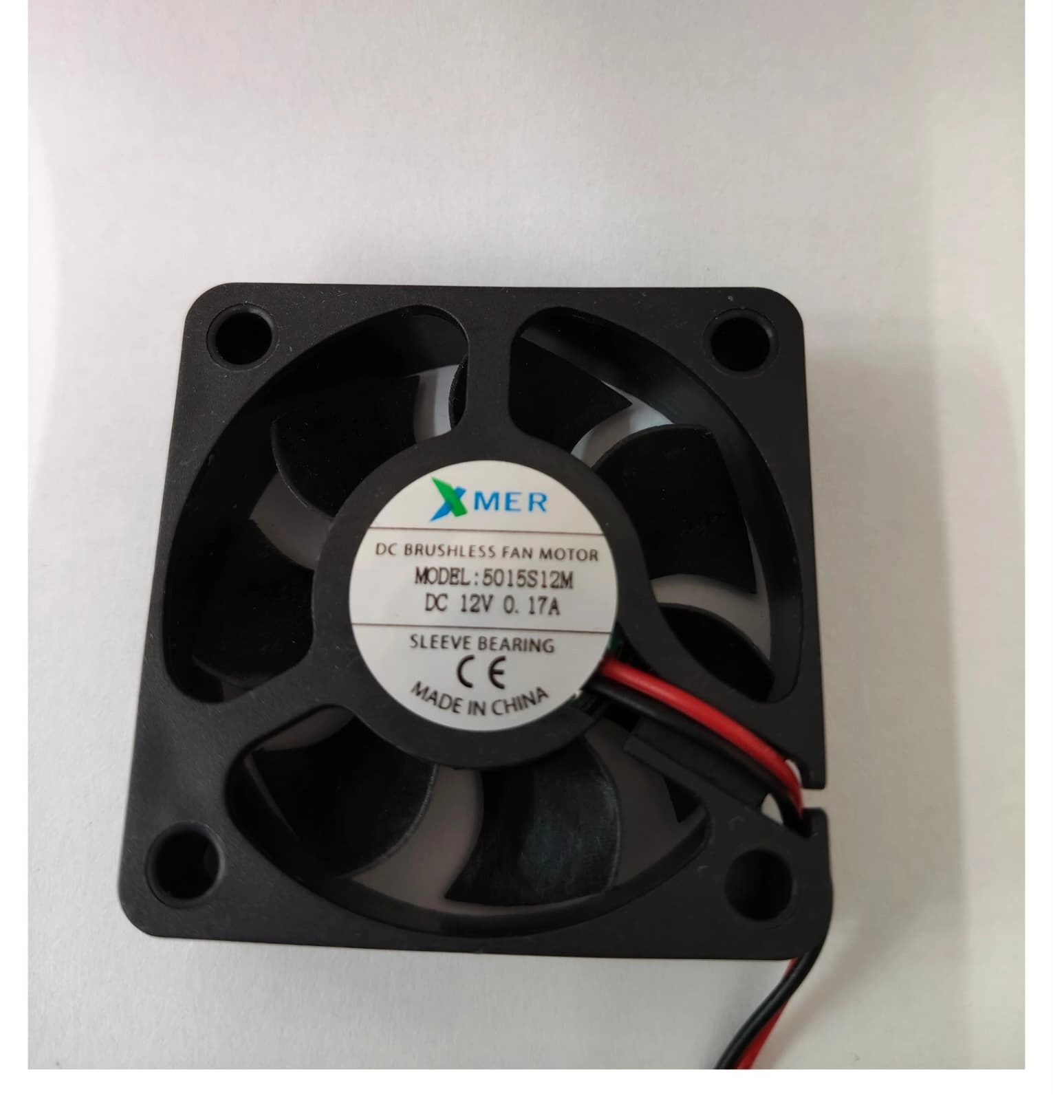 5015S12M 50X50X15 12V 0,17A FAN 2PİN XMER