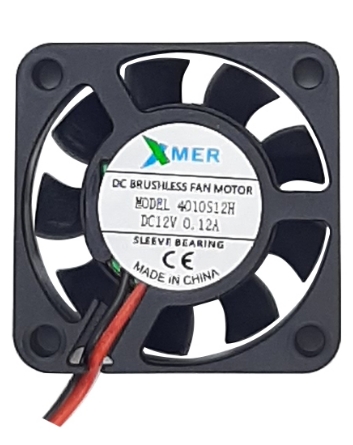 4010S12H 40X40X10 DC 12V 0,10A 2P FAN XMER