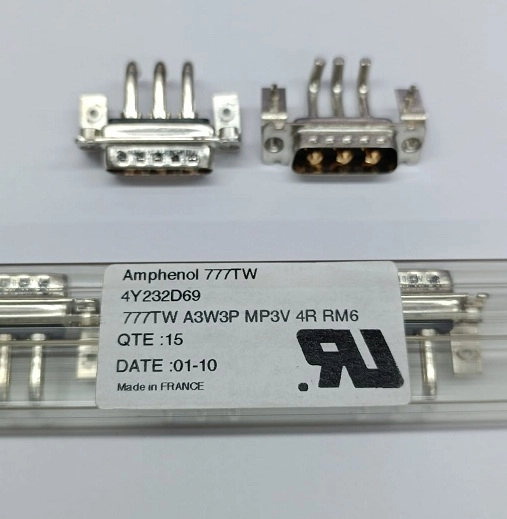 AMPHENOL 777TW A3W3P MP3V 4R RM6 D-SUB KONNEKTÖR ERKEK